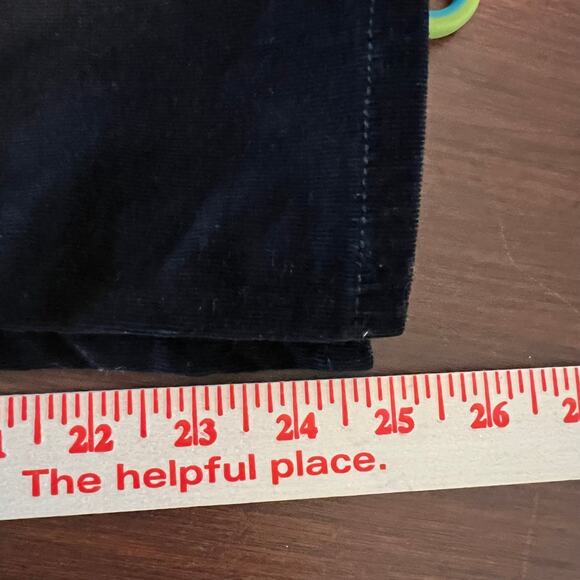 J. Jill Pull On Black Corduroy Velvet Pants Medium Petite MP Stretch Elastic - Picture 10 of 12